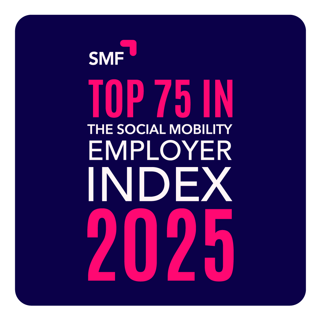 top 75 in the social mobility employer index 2025